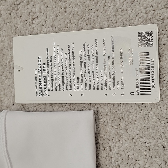 Lululemon cropped tank - Picture 2 of 3